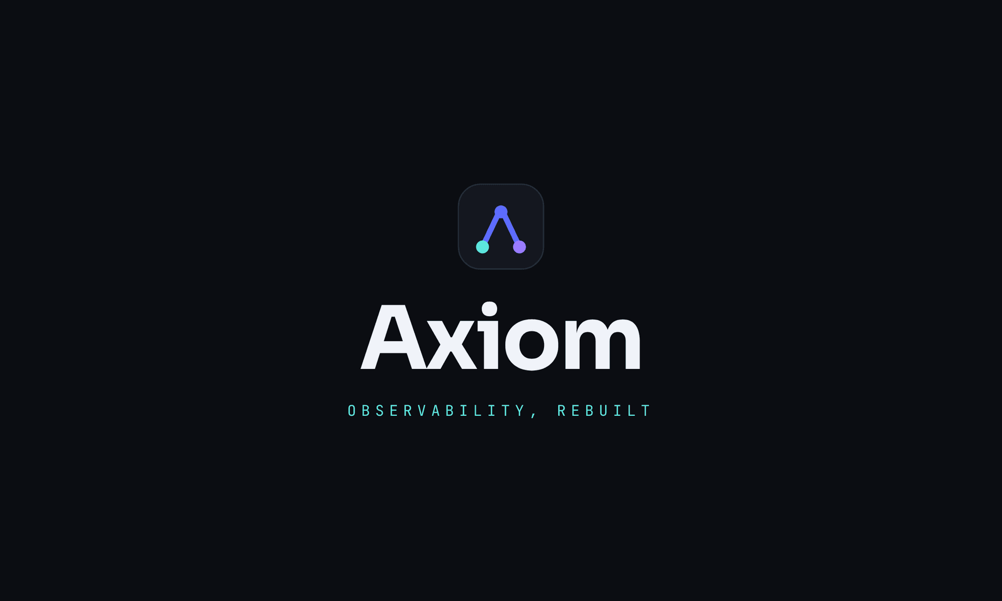 Axiom — A precise, modern brand and landing page for a data SaaS.
