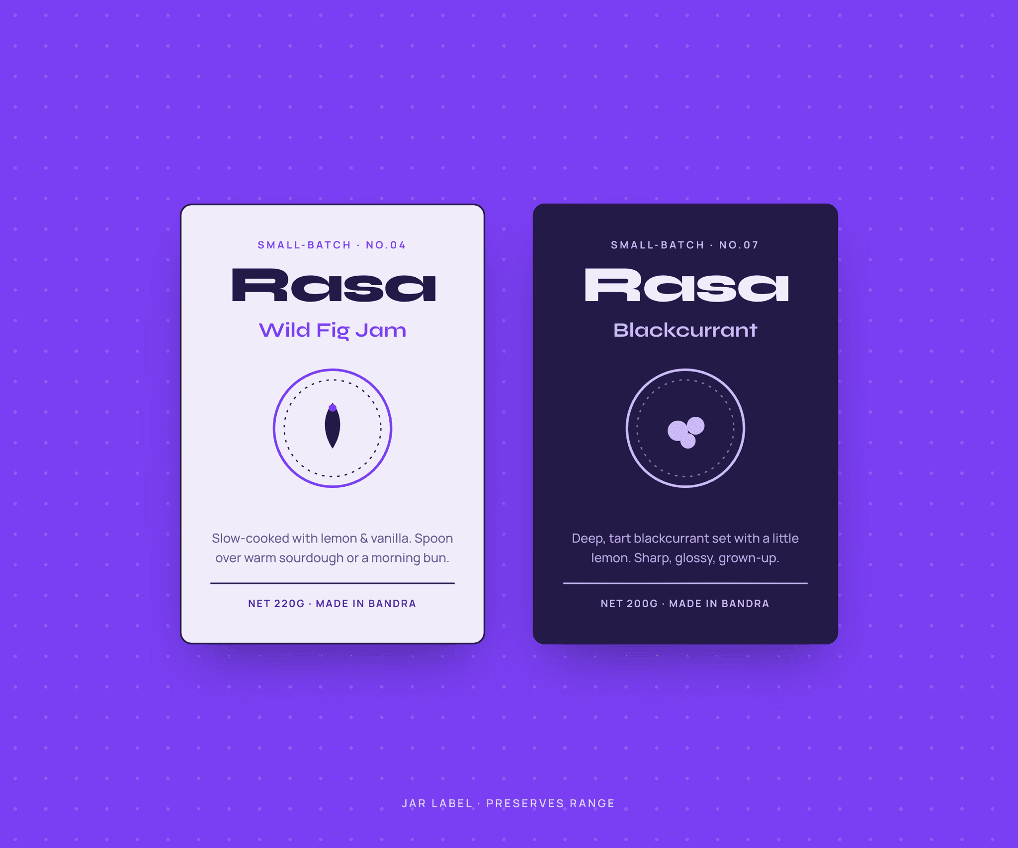 Rasa — A playful, modern identity for a neighbourhood bakehouse.